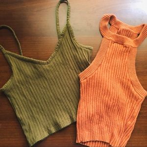 SOLD Ribbed Crop Tank Bundle
